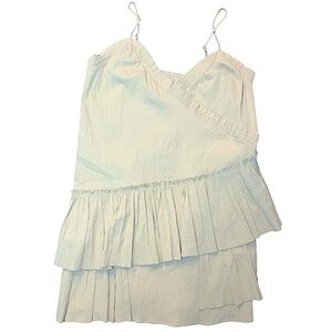 NEW Anthropologie Moon River mini dress cream small